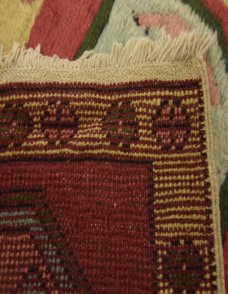 Detail image of  1' 10 x 3' 1  Hand Knotted Kars Wool Rug