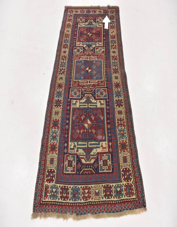 Detail image of 3' 7 x 6' 10 Hand Knotted Kars Wool Rug