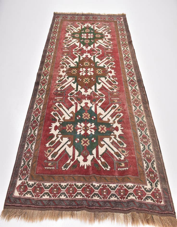 Detail image of 5' 8 x 8' 8 Hand Knotted Kars Wool Rug