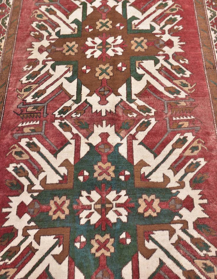 Detail image of 5' 8 x 8' 8 Hand Knotted Kars Wool Rug