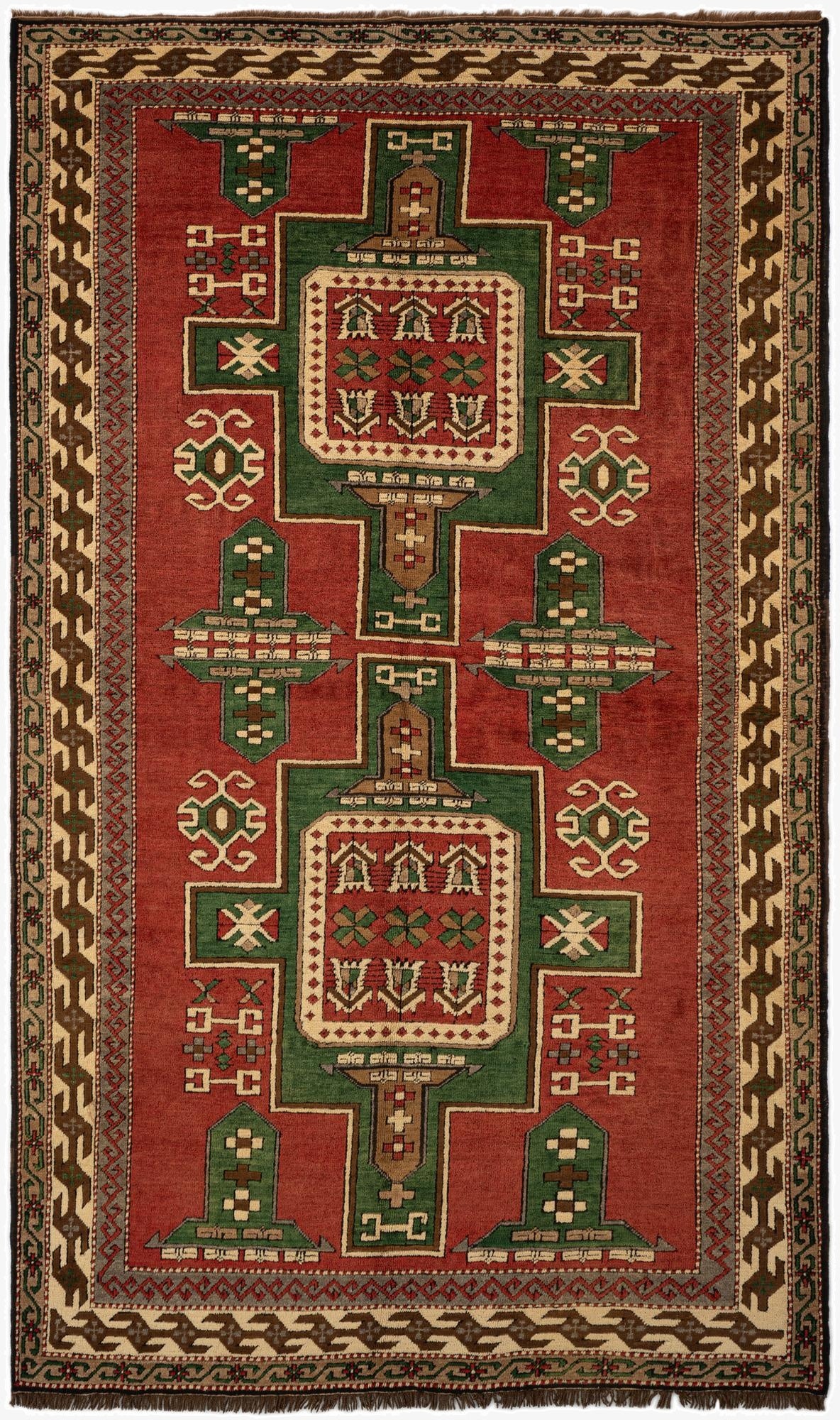  5' 3 x 8' 10  Hand Knotted Kars Wool Rug