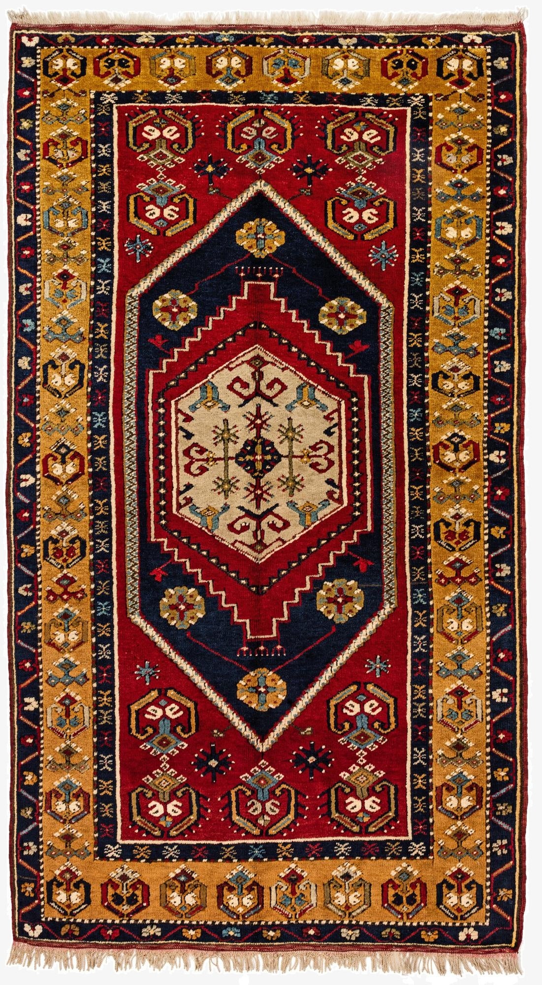  4' x 7'  Hand Knotted Kars Wool Rug