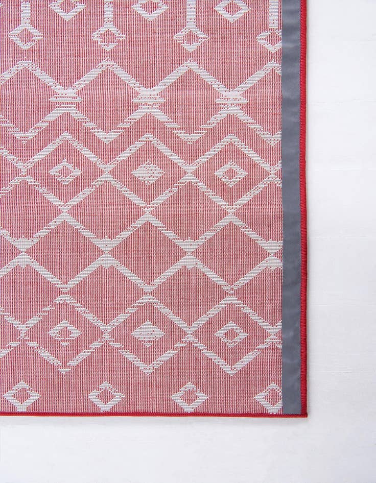 Detail image of  5' 3 x 8' Kasbah Trellis Rug