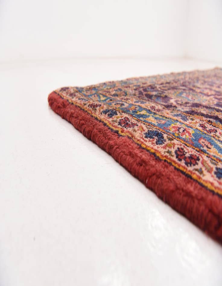 Detail image of 9' 9 x 13' 3 Hand Knotted Kashan Persian Wool Rug