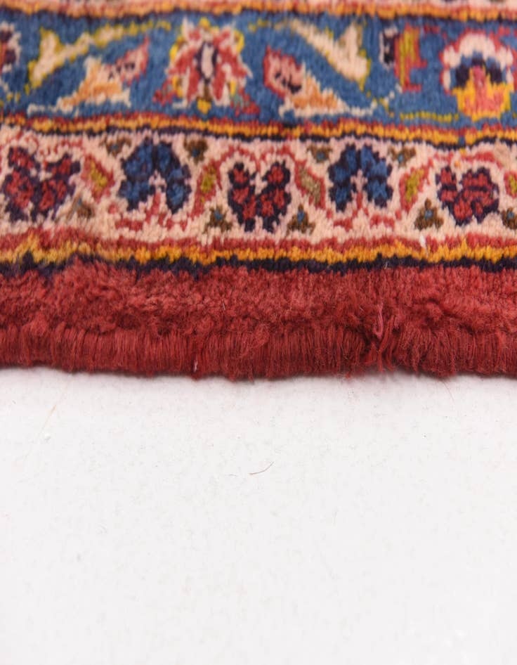 Detail image of 9' 9 x 13' 3 Hand Knotted Kashan Persian Wool Rug