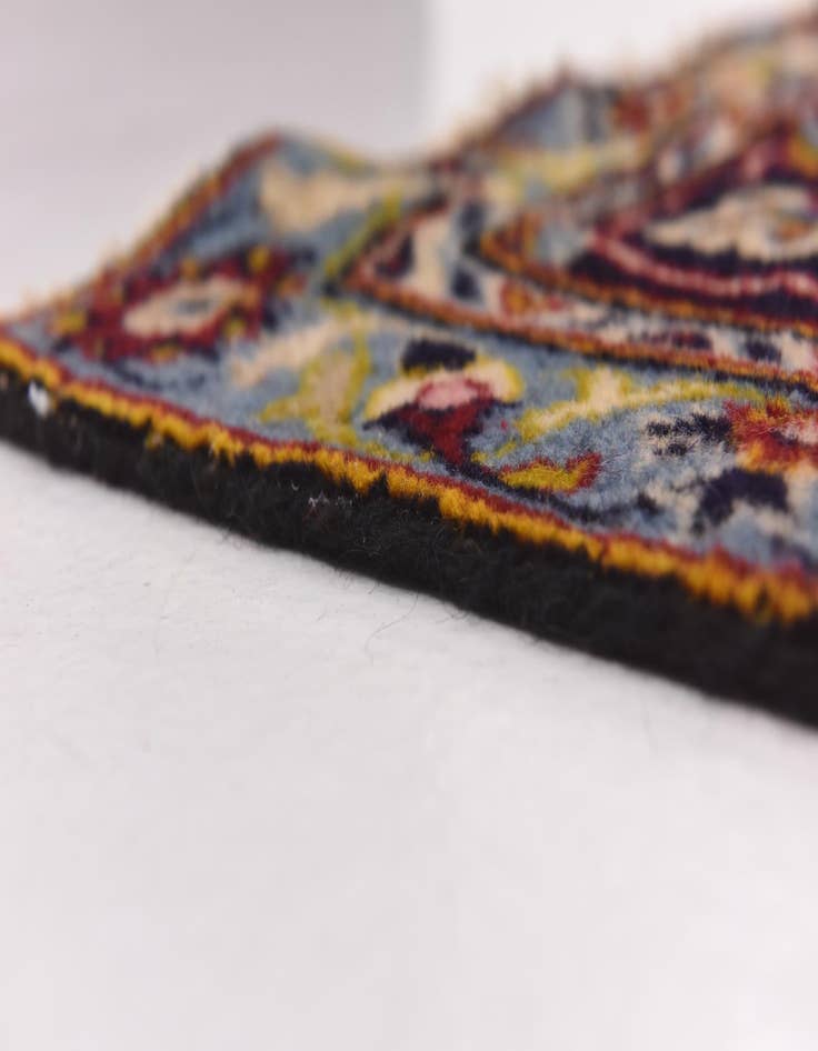 Detail image of  9' 8 x 13' 7  Hand Knotted Kashan Persian Wool Rug