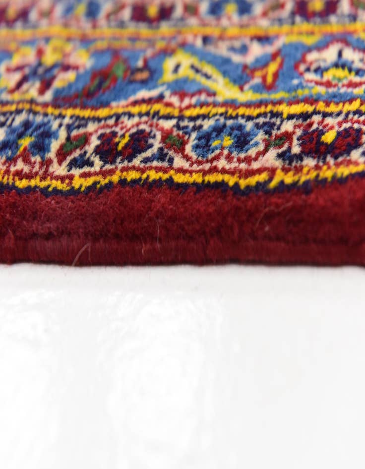 Detail image of  10' x 12' 10  Hand Knotted Kashan Persian Wool Rug