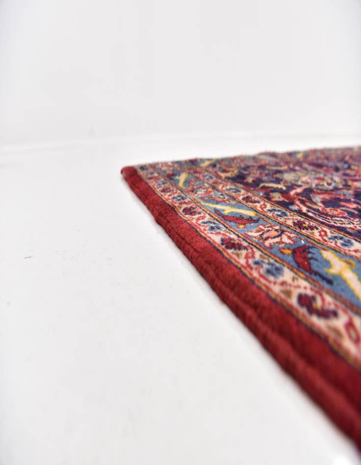 Detail image of  9' 7 x 13' 3  Hand Knotted Kashan Persian Wool Rug