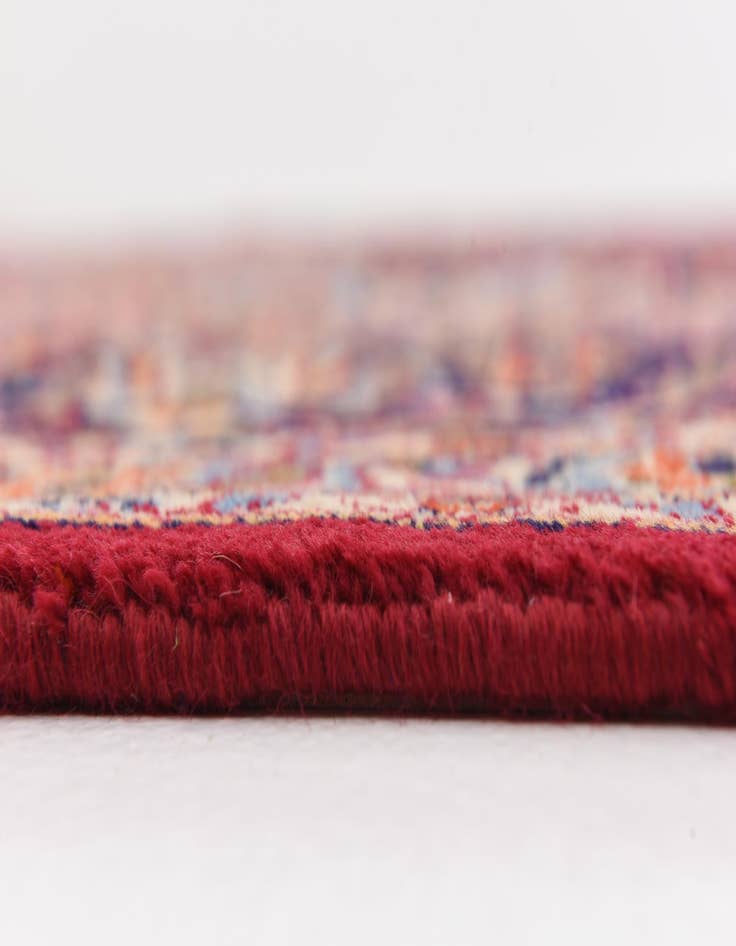 Detail image of  9' 6 x 13'  Hand Knotted Kashan Persian Wool Rug