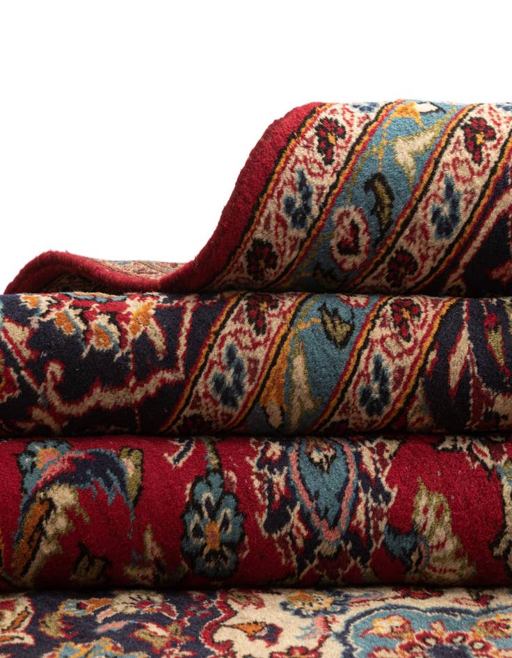 Detail image of  9' 3 x 13' 8 Kashan Wool Rug