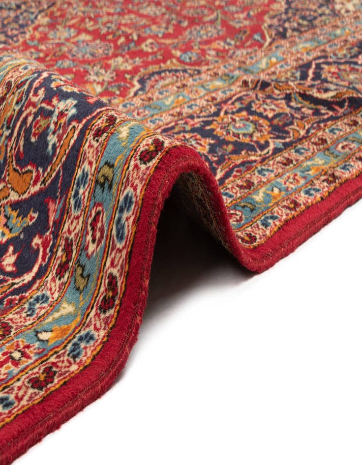 Detail image of  9' 3 x 13' 8 Kashan Wool Rug