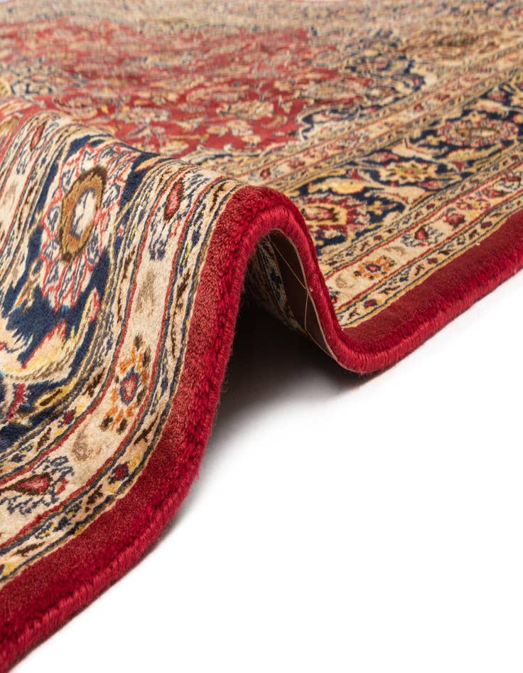 Detail image of  9' 7 x 12' 6 Kashan Wool Rug