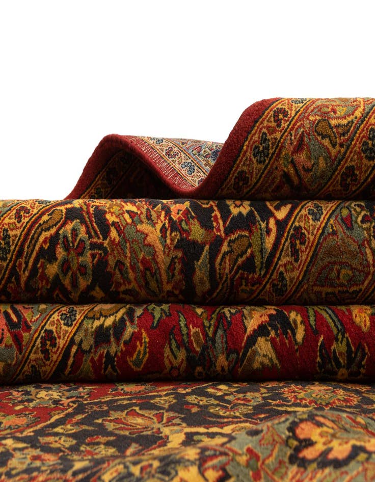 Detail image of  9' 9 x 12' 9 Kashan Wool Rug