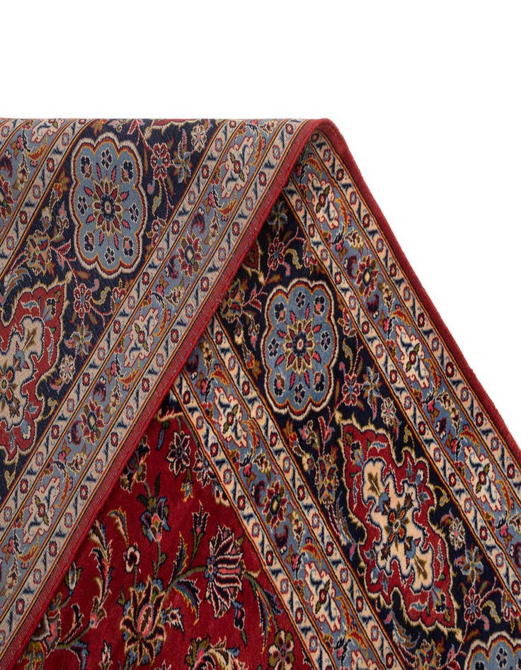 Detail image of  8' x 11' 3 Kashan Wool Rug