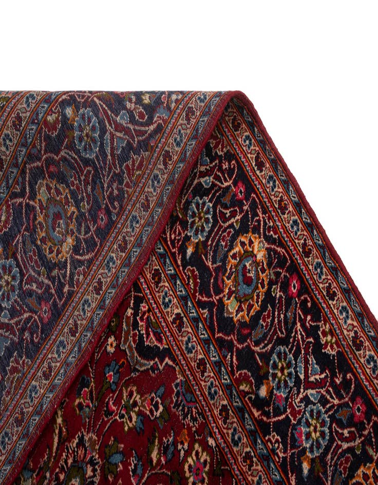 Detail image of  8' x 11' 4 Kashan Wool Rug