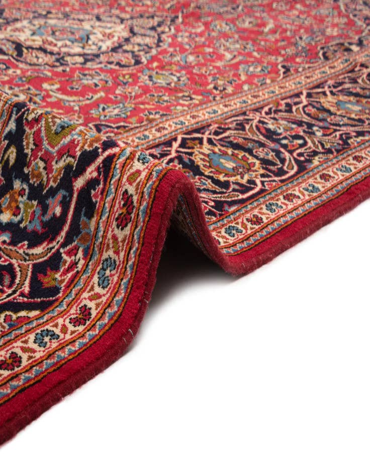 Detail image of  8' 1 x 11' 5 Kashan Wool Rug