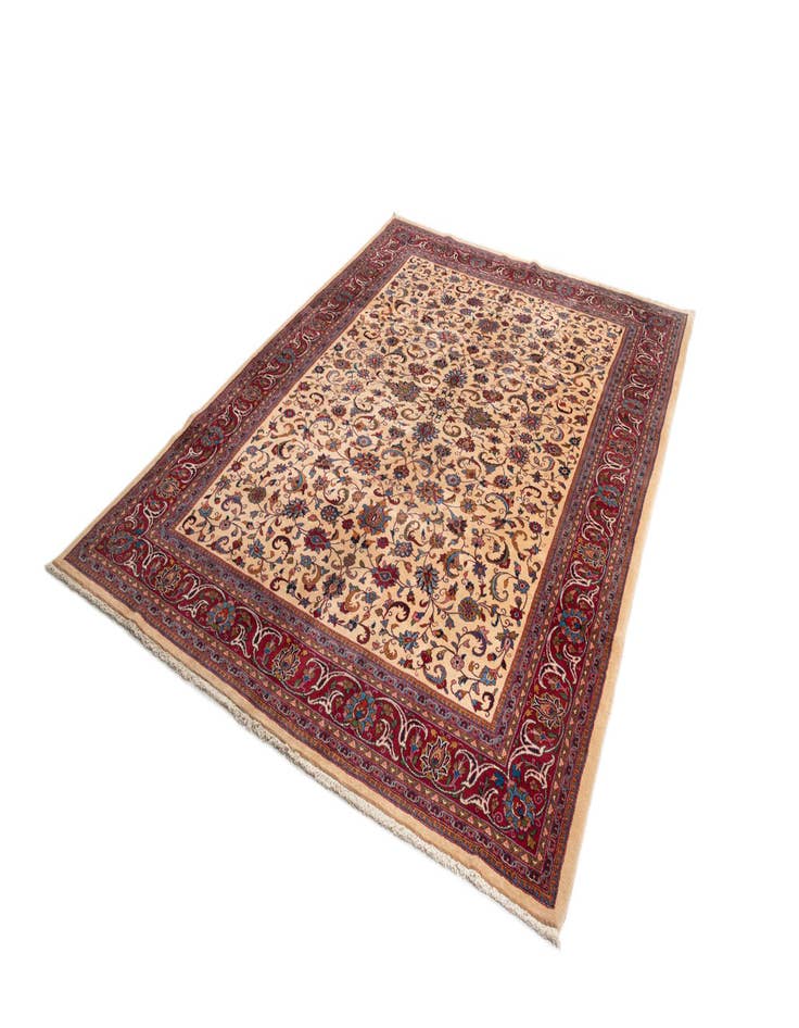 Detail image of  8' 6 x 11' Kashan Wool Rug