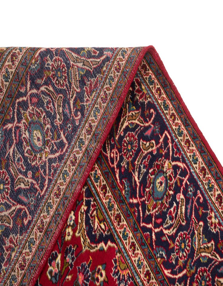 Detail image of  8' 1 x 11' 6 Kashan Wool Rug