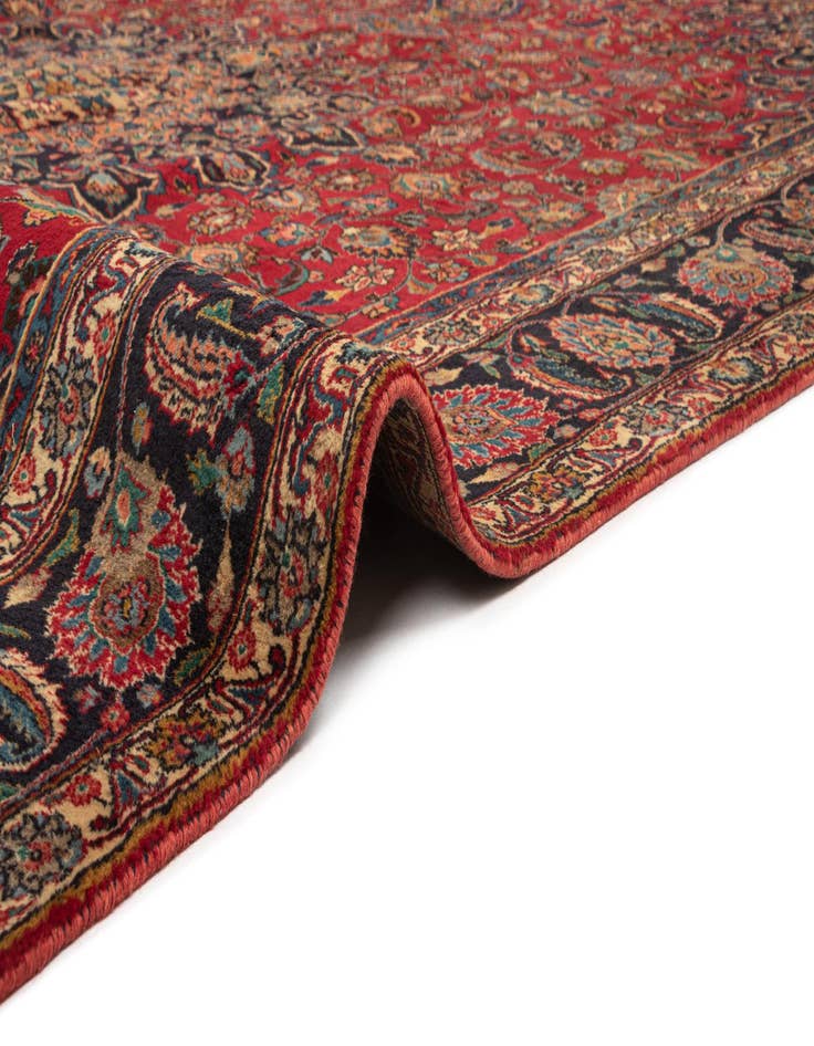 Detail image of  9' x 11' 9 Kashan Wool Rug