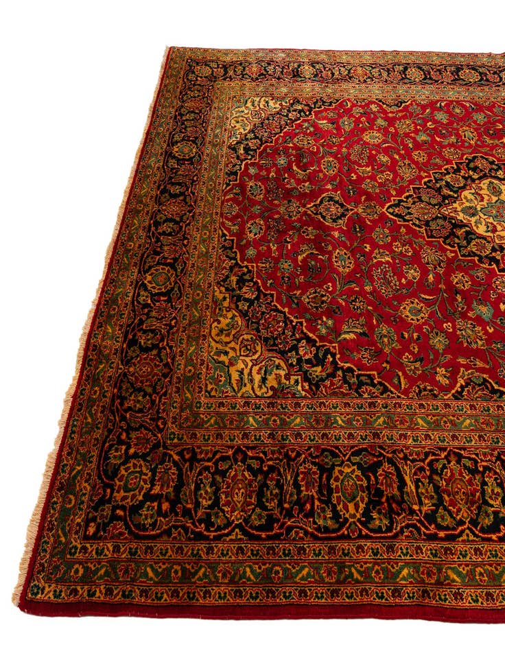 Detail image of  9' 3 x 12' 8 Kashan Rug