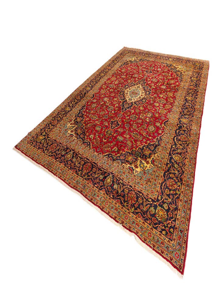 Detail image of  9' 9 x 13' 11 Kashan Rug