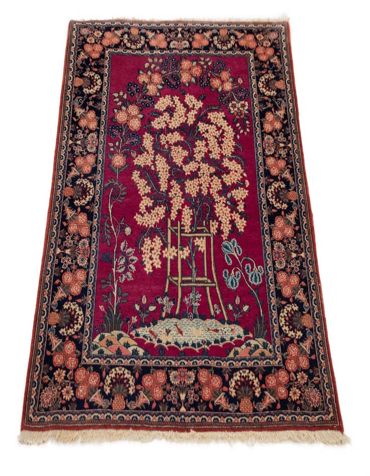 Detail image of  3' 7 x 5' 1 Kashan Wool Rug