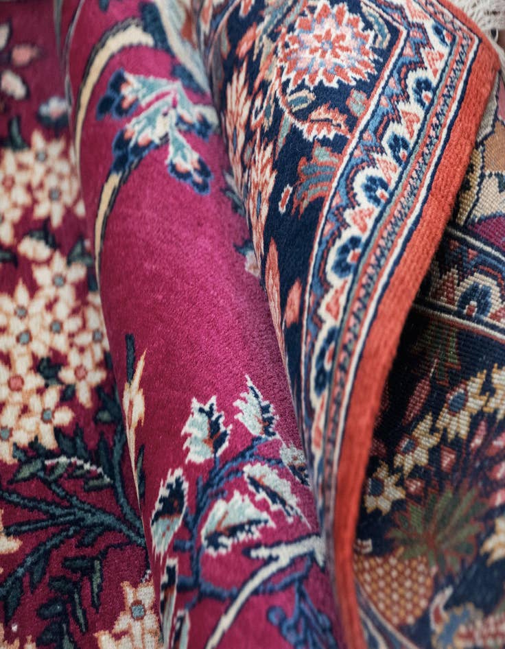 Detail image of  3' 7 x 5' 1 Kashan Wool Rug