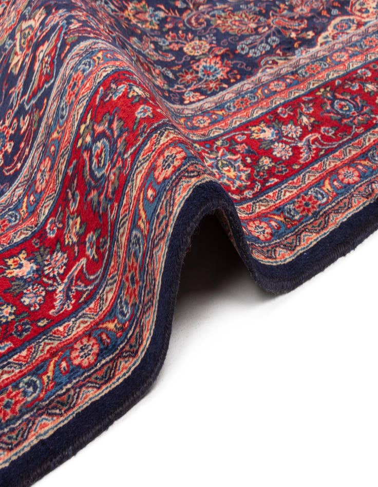 Detail image of  7' x 10' 8 Kashan Wool Rug