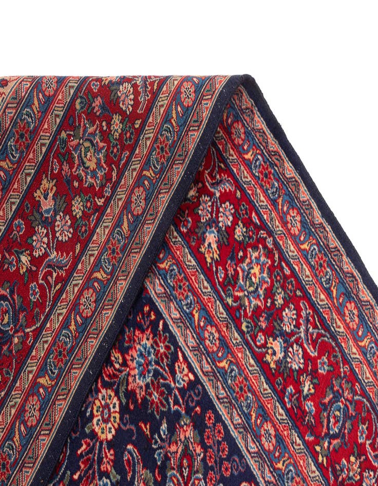 Detail image of  7' x 10' 8 Kashan Wool Rug