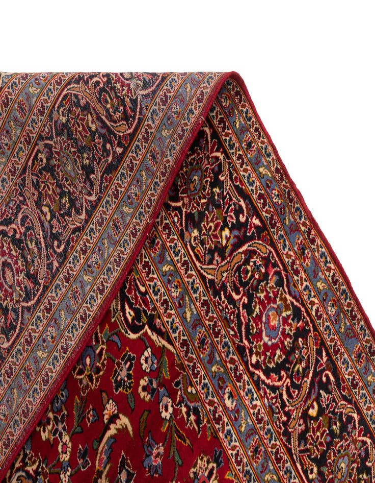 Detail image of  8' x 11' 4 Kashan Wool Rug