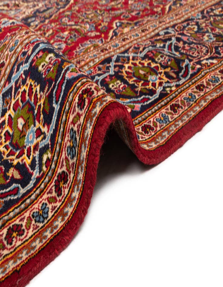 Detail image of  8' 1 x 10' 9 Kashan Wool Rug