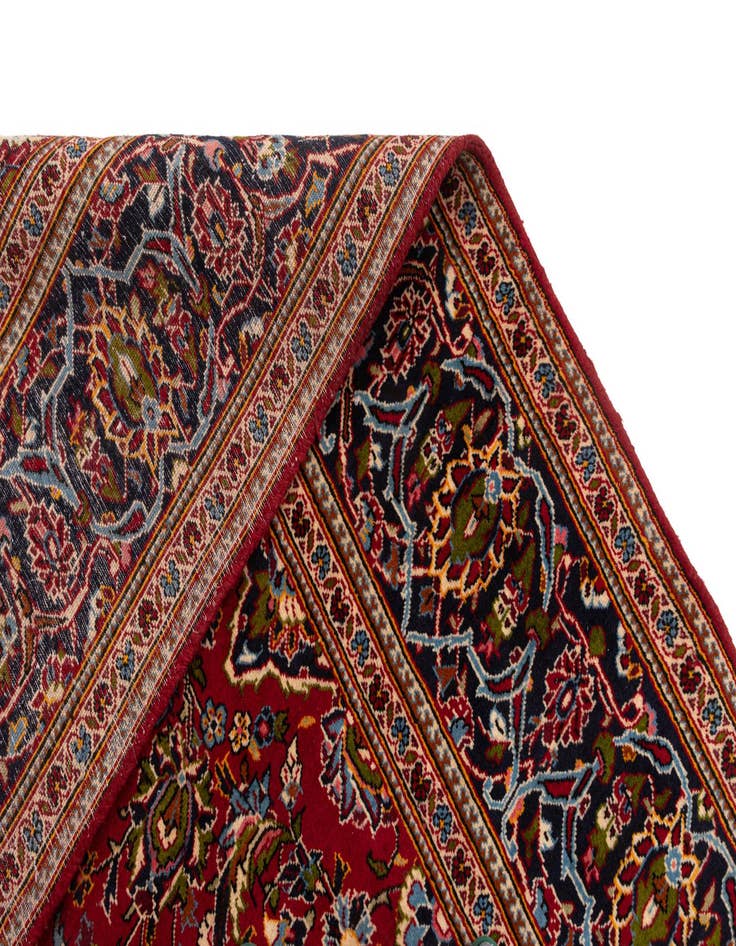 Detail image of  8' 1 x 10' 9 Kashan Wool Rug