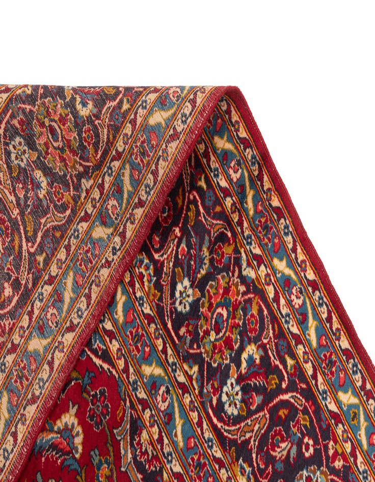 Detail image of  8' x 11' 9 Kashan Wool Rug