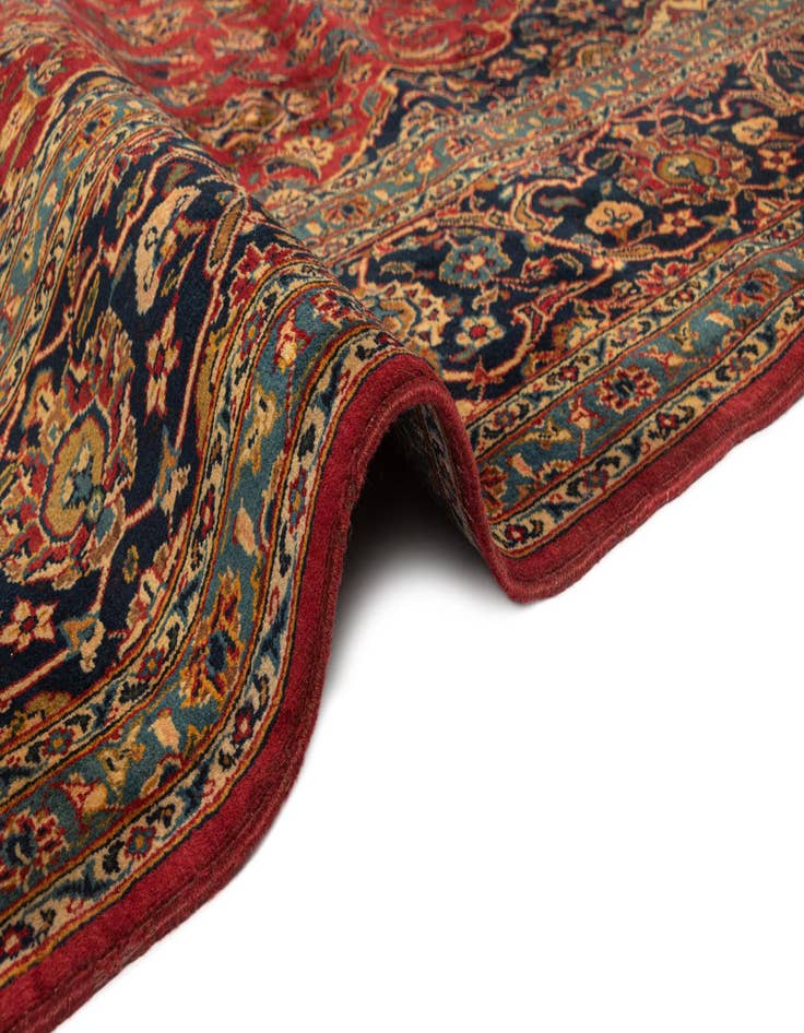 Detail image of  7' 4 x 10' 4 Kashan Wool Rug