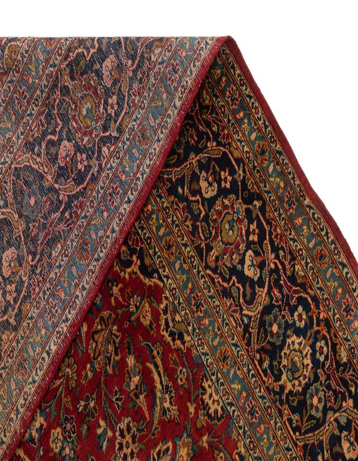 Detail image of  7' 4 x 10' 4 Kashan Wool Rug