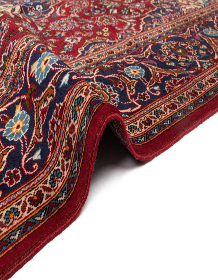 Detail image of  8' x 11' 8 Kashan Wool Rug