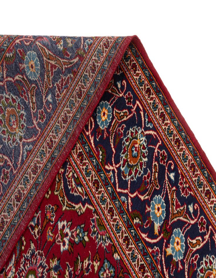 Detail image of  8' x 11' 8 Kashan Wool Rug