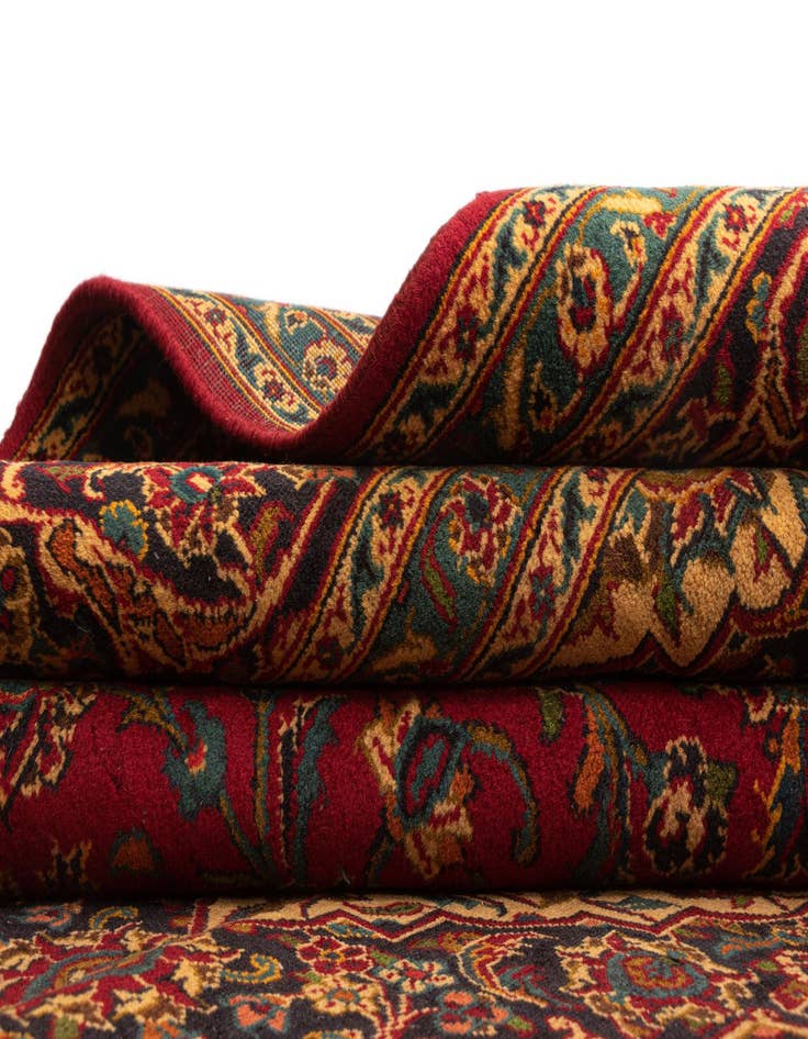 Detail image of  8' x 11' 3 Kashan Wool Rug