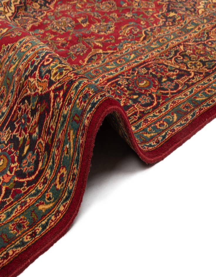 Detail image of  8' x 11' 3 Kashan Wool Rug