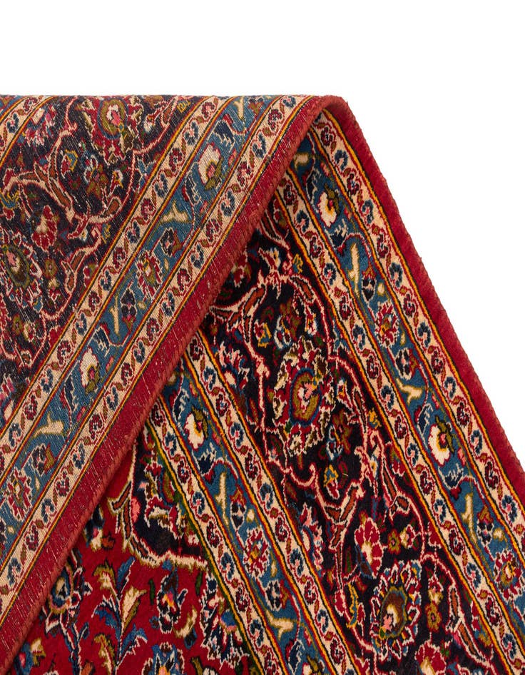 Detail image of  9' 10 x 12' 8 Kashan Wool Rug