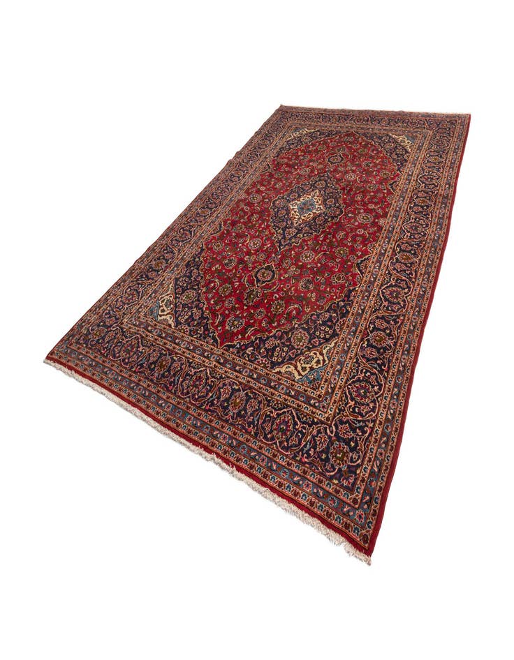 Detail image of  9' 9 x 14' Kashan Wool Rug