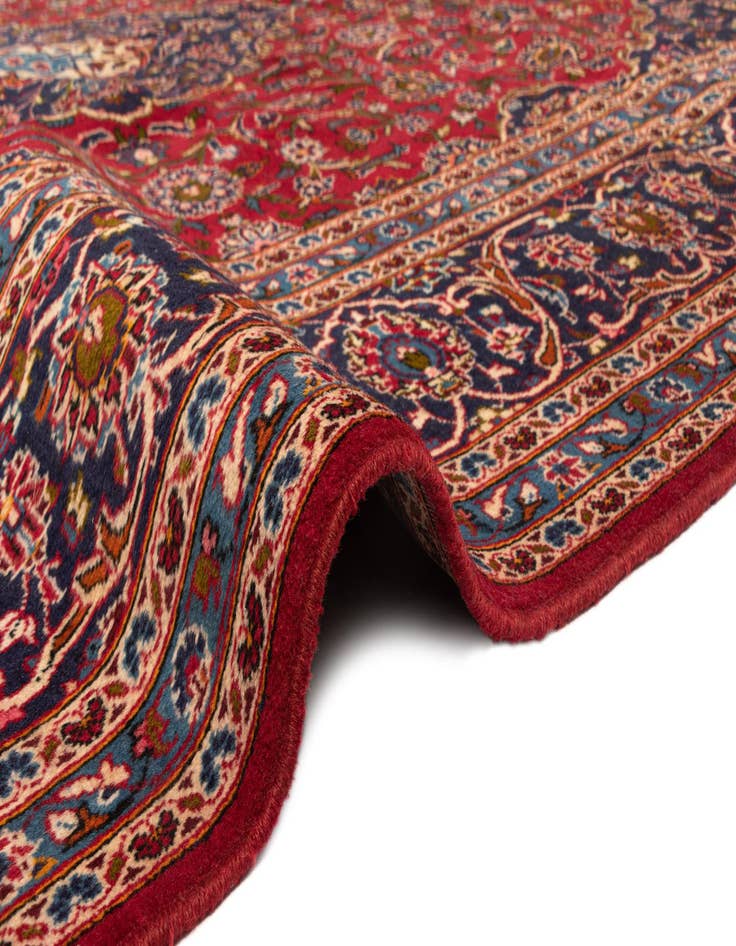 Detail image of  9' 9 x 14' Kashan Wool Rug