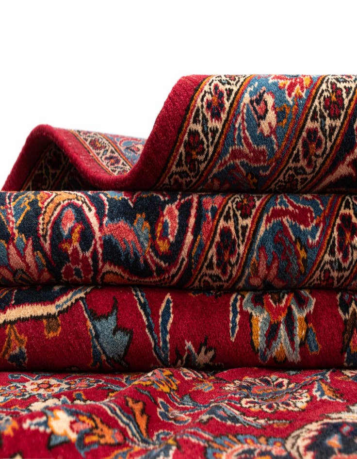 Detail image of  10' 1 x 13' 7 Kashan Wool Rug