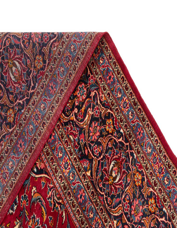 Detail image of  10' 1 x 13' 7 Kashan Wool Rug