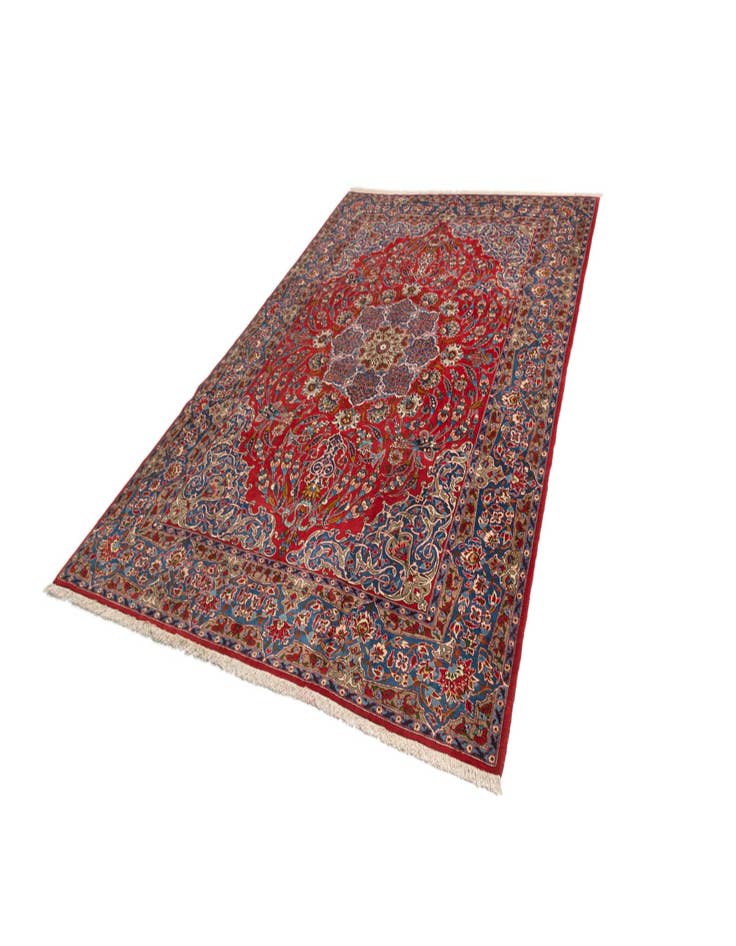 Detail image of  8' 6 x 12' 6 Kashan Wool Rug