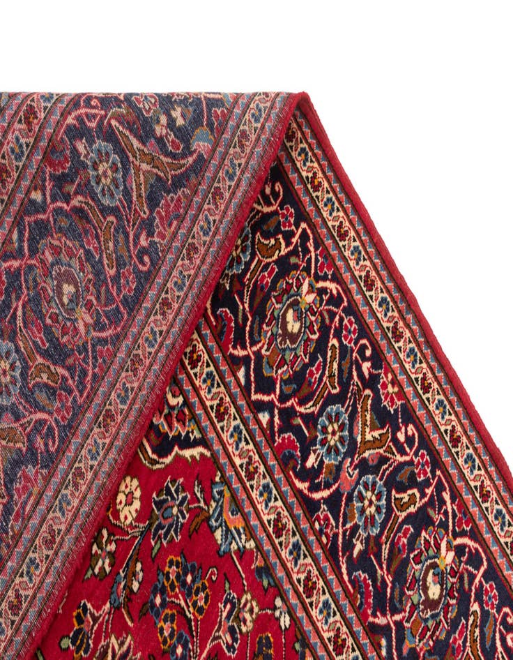 Detail image of  7' 11 x 10' 11 Kashan Wool Rug