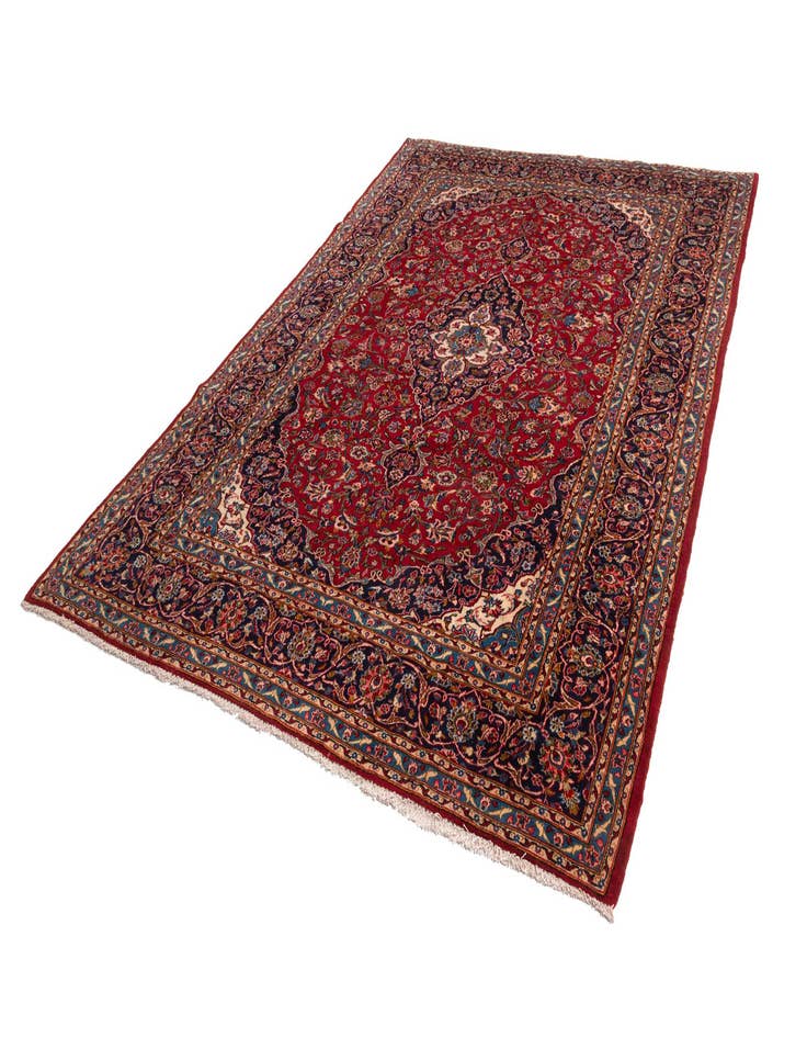 Detail image of  8' 1 x 11' 5 Kashan Wool Rug