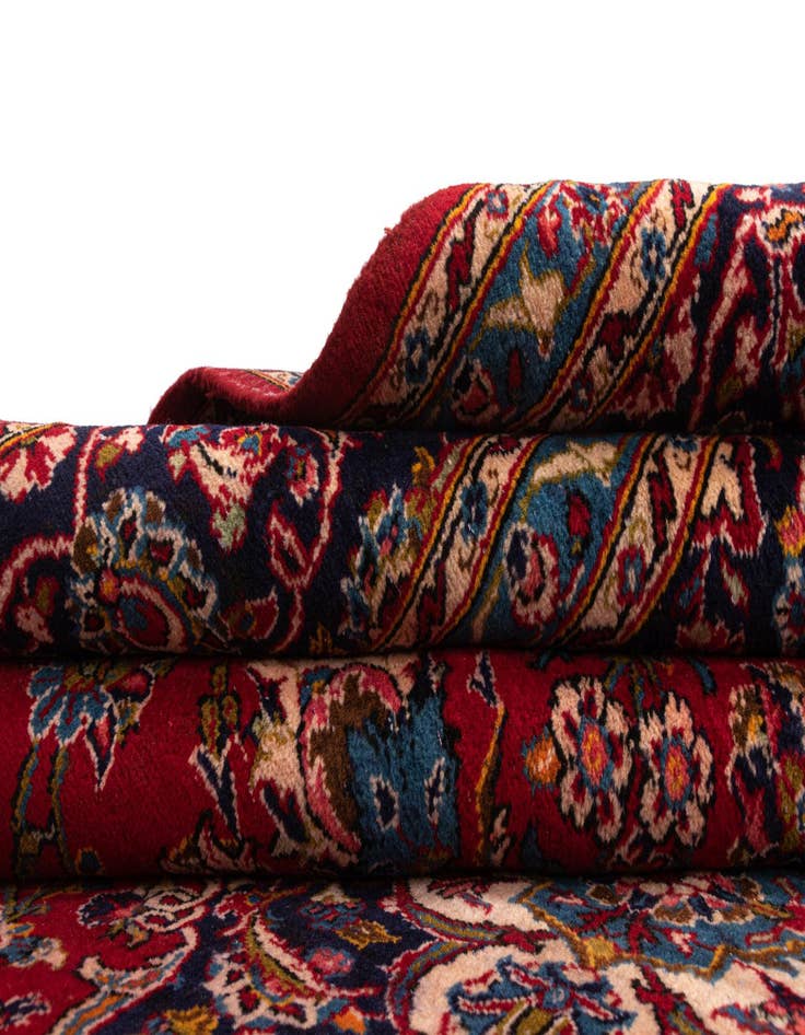 Detail image of  8' 1 x 11' 5 Kashan Wool Rug