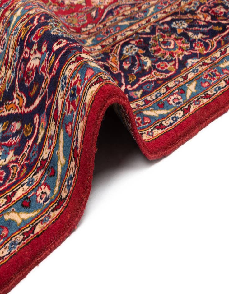 Detail image of  8' 1 x 11' 5 Kashan Wool Rug