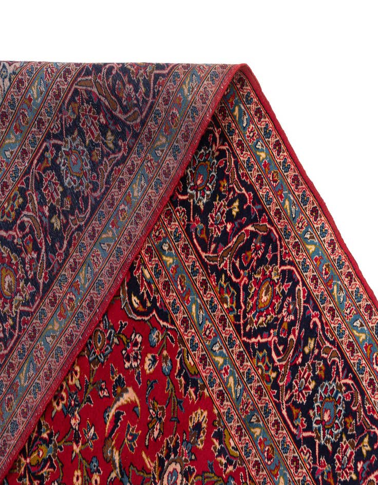 Detail image of  8' 1 x 11' 8 Kashan Wool Rug